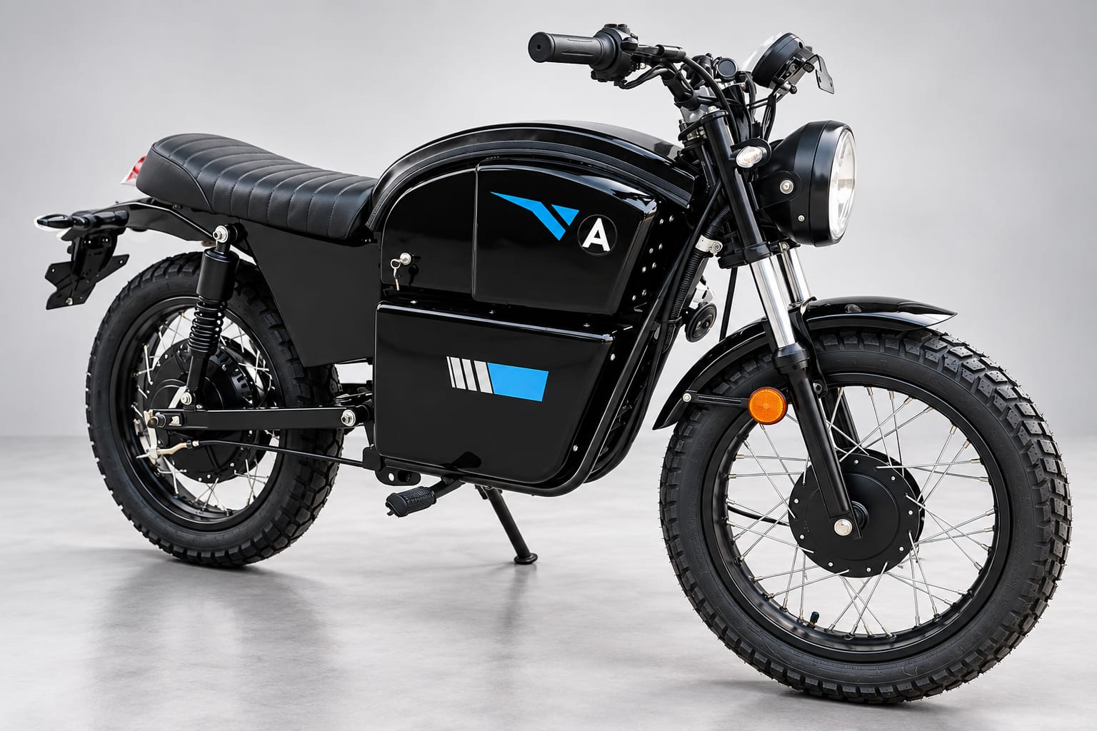 E-Cafe Racer Urban Motorcycle Black